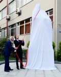 Azerbaijani President unveils monument to prominent Azerbaijani singer Bulbul in Baku (PHOTO)