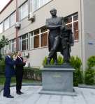 Azerbaijani President unveils monument to prominent Azerbaijani singer Bulbul in Baku (PHOTO)