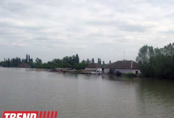 В Азербайджане уровень воды в нижнем течении Куры понизился