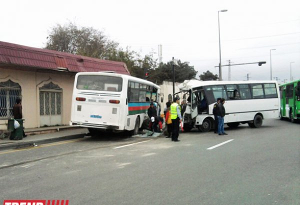 Bakıda avtobuslar toqquşması ilə bağlı detallar açıqlanıb