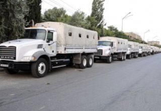 Turkey sends third batch of humanitarian supplies to Syria