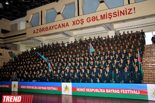 Dövlət Bayrağı Gününə həsr olunmuş festival keçirilib (FOTO)