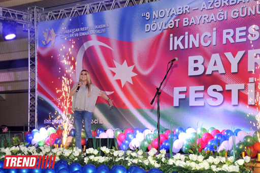 Dövlət Bayrağı Gününə həsr olunmuş festival keçirilib (FOTO)