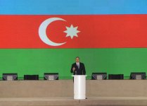 Ильхам Алиев и его супруга приняли участие в церемонии, посвященной 20-летию НОК Азербайджана (ФОТО)