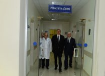 Президент Ильхам Алиев принял участие в открытии городской поликлиники номер 14 в бакинском поселке Ахмедлы (ФОТО)