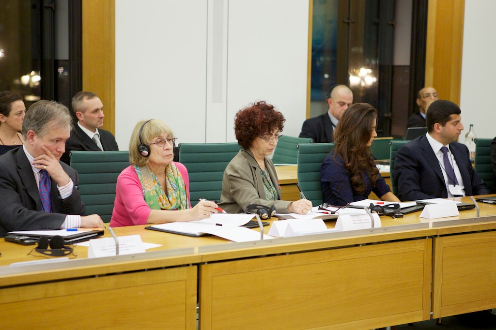 Leyla Aliyeva attends conference in UK parliament (PHOTO)