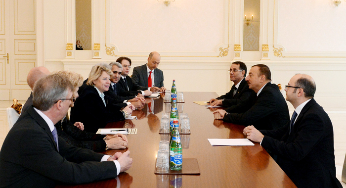 Azerbaijani President receives German Minister of State