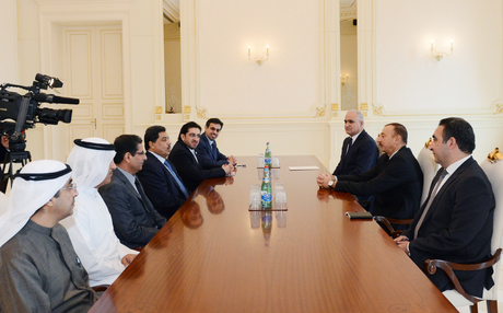 Azerbaijani President receives the UAE deputy Minister of Economy