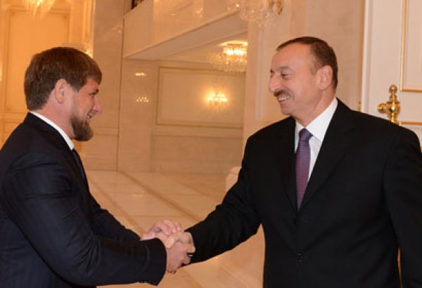 Azerbaijan`s President receives Chechen leader