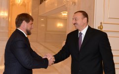 Azerbaijan`s President receives Chechen leader - Gallery Thumbnail