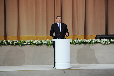Президент Ильхам Алиев: В дальнейшем Азербайджан будет идти только путем развития (ФОТО)