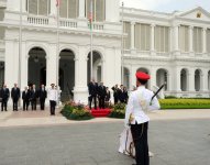 В Сингапуре состоялась официальная встреча Президента Азербайджана (ФОТО)