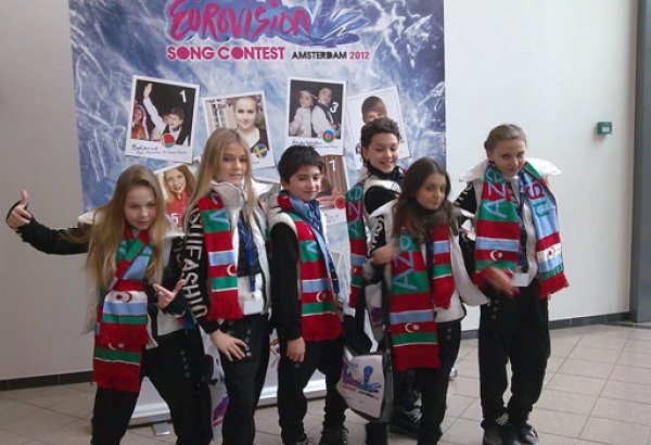 Первые фото азербайджанских участников детского "Евровидения" в Амстердаме (фотосессия)