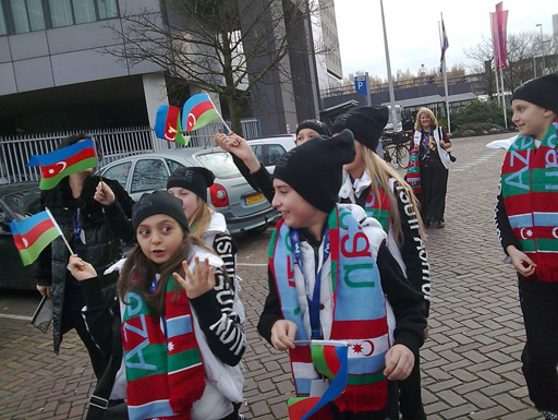 Первые фото азербайджанских участников детского "Евровидения" в Амстердаме (фотосессия)