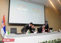 Two documents signed within Azerbaijani-Serbian business forum (PHOTO) - Gallery Thumbnail