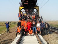 В Азербайджане реконструировано 148 км железной дороги в западном направлении (ФОТО)