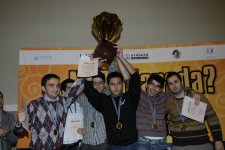 Определились победители чемпионата Азербайджана среди студентов по игре "Что? Где? Когда?" (фото)