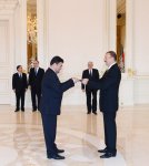 Azerbaijani President receives credentials from ambassadors of several countries