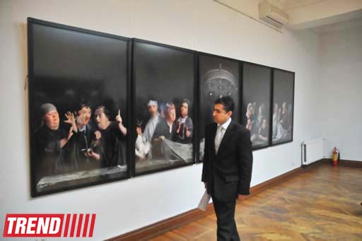 Bakıda "Alüminium" V Beynəlxalq Müasir İncəsənət Biennalesinin açılışı olub (FOTO) - Gallery Image