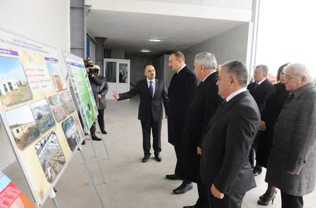 İlham Əliyev Füzulidə soyuducu anbar kompleksini açıb (FOTO)