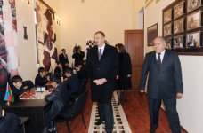 Президент Ильхам Алиев принял участие в открытии Горадизской шахматной школы после реконструкции (ФОТО)