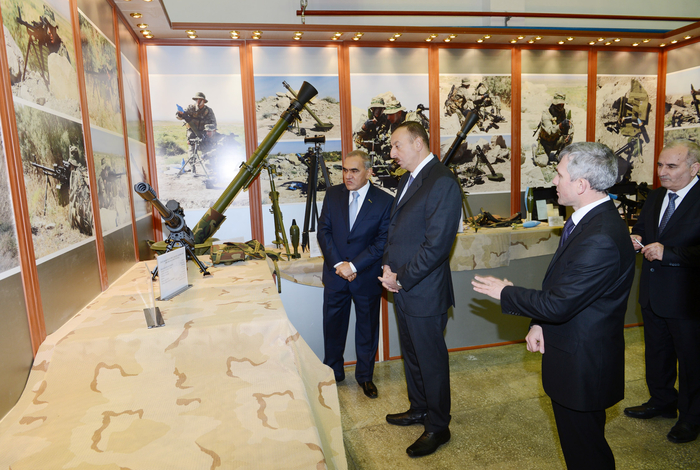 President Ilham Aliyev inaugurates experimental-research factory of the ministry of defense industry (PHOTO)