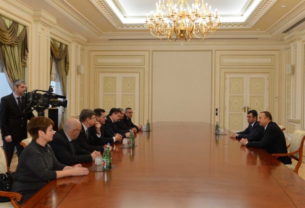 Президент Азербайджана принял губернатора Астраханской области