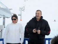 Prezident İlham Əliyev və xanımı Qusarda “Qaya” otelinin açılışında iştirak ediblər (FOTO)