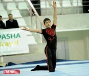 Bakıda idman gimnastikası, akrobatika və tamblinq üzrə birgə yarışlar başlayıb (FOTO)