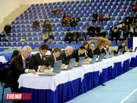 В Баку проходят объединенные соревнования по спортивной гимнастике, акробатике и тамблингу (ФОТО)