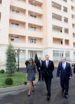 Azerbaijani President and his spouse attend opening ceremony of apartment buildings for disabled and martyr families in Sumgayit (PHOTO)