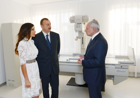 Президент Азербайджана и его супруга приняли участие в открытии Республиканской нейрохирургической больницы после капитальной реконструкции (ФОТО)