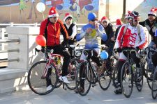 Dənizkənarı Milli Parkda velosipedçilərin yürüşü keçirilib (FOTO) - Gallery Thumbnail