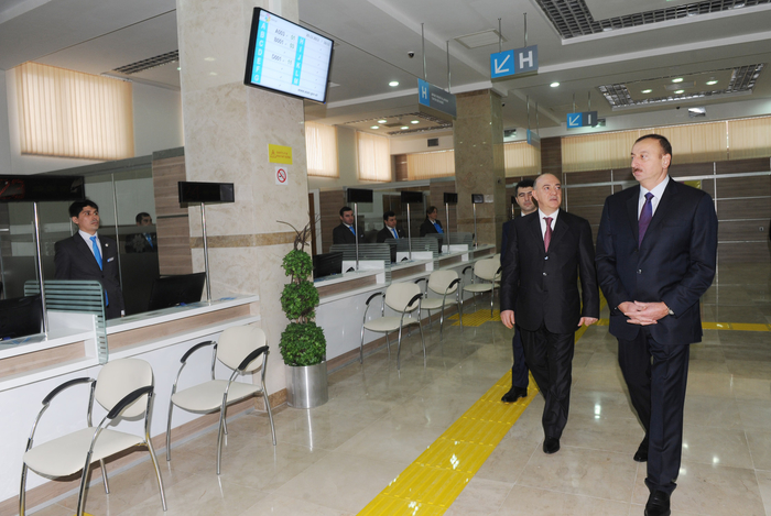 Azerbaijani President participates in opening of "ASAN" State Agency's service center (PHOTO)