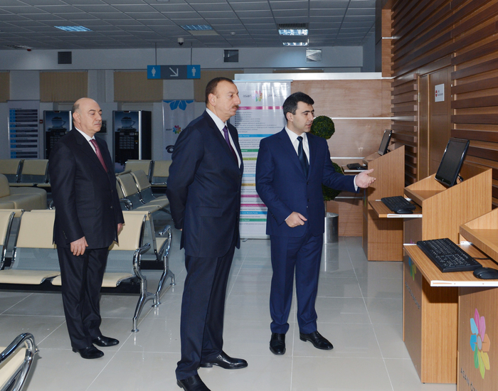 Azerbaijani President participates in opening of "ASAN" State Agency's service center (PHOTO)