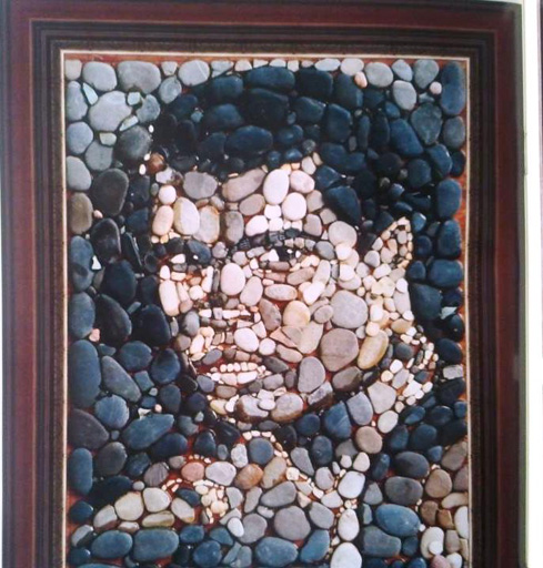 Уникальная живопись из камней полковника полиции Самеда Самедоглу (фотосессия) - Gallery Image