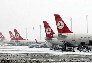Из-за непогоды отменены авиарейсы Стамбул-Баку