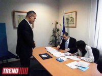 Израильские дипломаты в Баку проголосовали на парламентские выборах (ФОТО) - Gallery Thumbnail