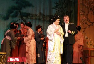 В Баку состоялась премьера оперы "Мадам Баттерфляй" с участием звезд из Беларуси (фотосессия)