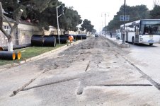 Xırdalan şəhərinin kanalizasiya sistemləri yenidən qurulur (FOTO)