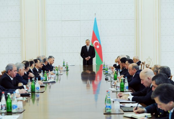 Под председательством Президента Азербайджана состоялось заседание Кабмина
