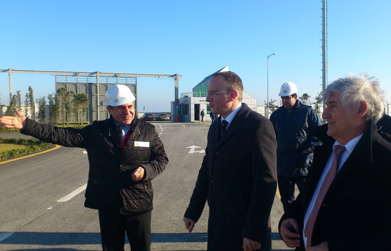Заместитель премьер-министра Словении посетил завод AzMeCo (ФОТО) - Gallery Image