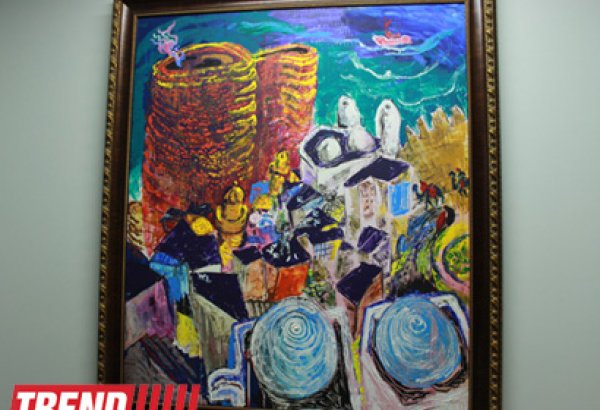 Ичери шехер в картинах известных азербайджанских художников (фотосессия)