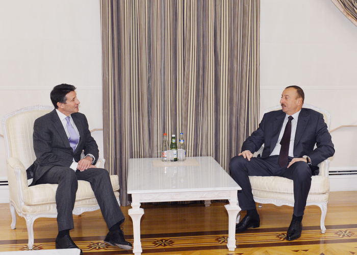 Ильхам Алиев принял президента Национального Олимпийского комитета Великобритании