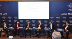Prezident İlham Əliyev Davosda Dünya İqtisadi Forumunun “Mərkəzi Asiya üçün yeni üfüqlər” mövzusunda sessiyasında iştirak edib (FOTO)