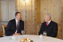Davosda İlham Əliyevin və İsrail Prezidenti Şimon Peresin görüşü olmuşdur