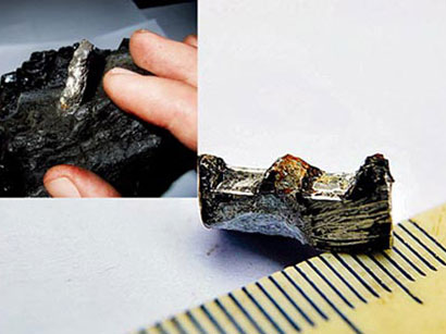 Kömür mədənindən 300 milyon il əvvələ aid metal parçası tapılıb