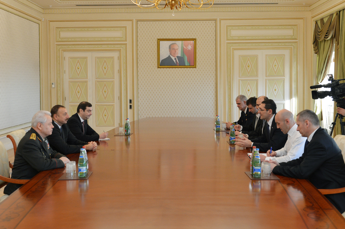 Президент Азербайджана принял делегацию во главе с министром обороны Хорватии