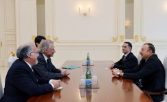 Azerbaijani President receives France's former PM