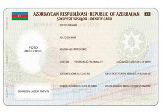 Удостоверения личности граждан Азербайджана могут содержать данные водительских прав